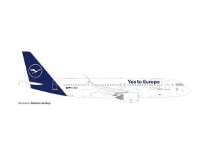A320 Lufthansa Yes to Europe Herpa 538176