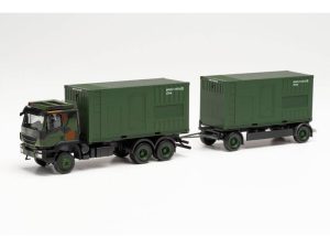 Iveco Trakker kontejnerový přívěs s generátorem Herpa 746847