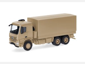 MB Arocs 6x6 plachtový pískově béžový Herpa 747202