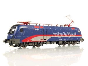 elektrická lokomotiva Nightjet 1116.195 se zvukem Jägerndorfer 28202