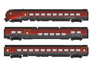 3dílná jednotka Railjet II – Garnitur ÖBB Jägerndorfer 71301