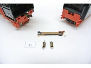 spřáhlo mezi tendr a lokomotivu BR 01, BR 03, BR 41 starý typ sada KaModel T1