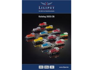 katalog Liliput 2025/26 (H0 H0e N) německy Liliput L020250