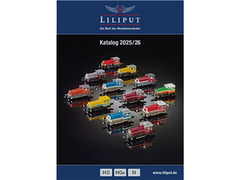 katalog Liliput 2025/26 (H0 H0e N) německy Liliput L020250