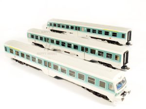 motorový vůz řady 614/914 tyrkysový/šedý 3-dílný DB AG V.epocha Liliput L133152