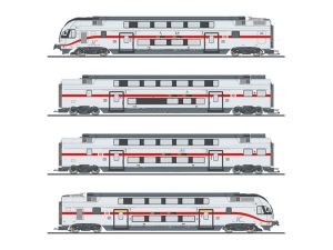 elektrická patrová jednotka KISS provedení IC DB AG 4-dílná AC digitální Liliput L133855