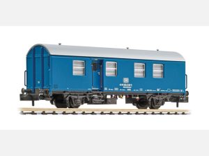 obytný spací vůz pracovního vlaku typ 433 DB oceánská modř Liliput L265058