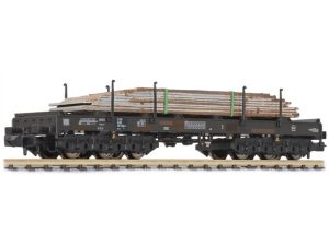 plošinový vůz Sahmms 357 s ocelovými deskami NS V.epocha patinovaný Liliput L265791