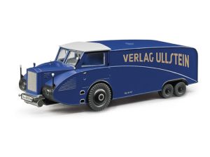 nákladní auto Rumpler RuV 31 tmavě modré s modrým chladičem a šedou střechou Liliput L937491