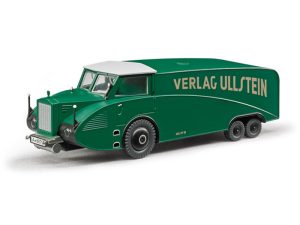 nákladní auto Rumpler RuV 31 tmavě zelený se zeleným chladičem a šedou střechou Liliput L937495