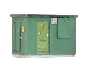 moderní trafostanice hotový model Liliput L967004