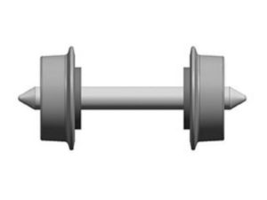 dvojkolí izolované průměr 5,6 mm se sníženým okolkem (2 ks) Liliput L969300