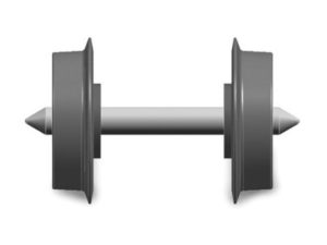 dvojkolí loukoťové izolované průměr 5,6 mm (2 ks) Liliput L969304