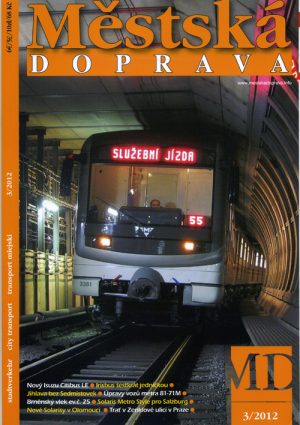 Městská doprava 3/2012 Literatura MD1203