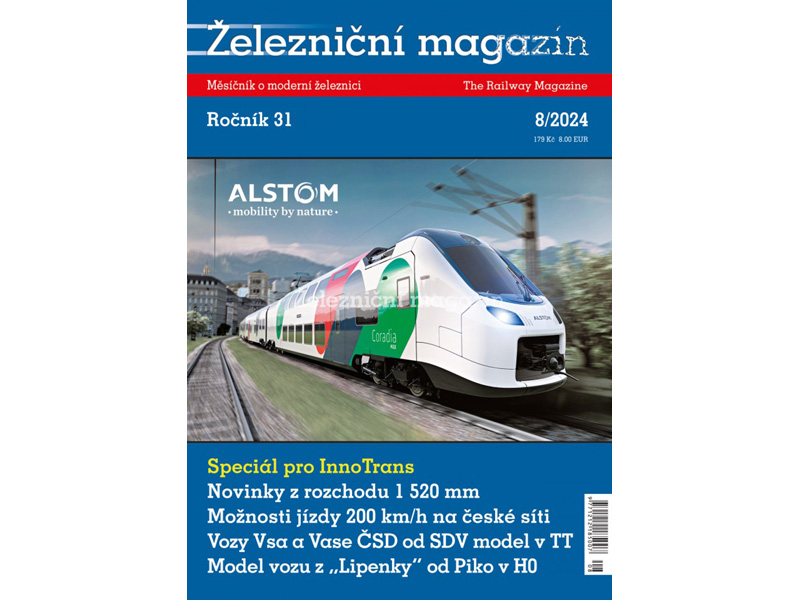 Železniční magazín 8/2024 Literatura zm2408