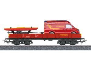 nízkostěnný vůz Rlmms ze setu 00740 Märklin 00740-02