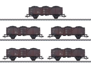 set otevřených vozů s nákladem uhlí DB Märklin 44311