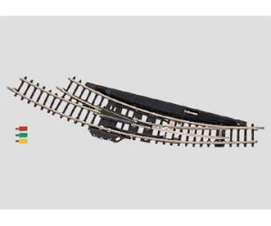 výhybka oblouková elektrická pravá 195 mm 30° Märklin 8569