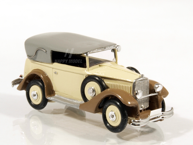 Walter Princ cabrio béžový zavřený 1933 Modelauto 87512b