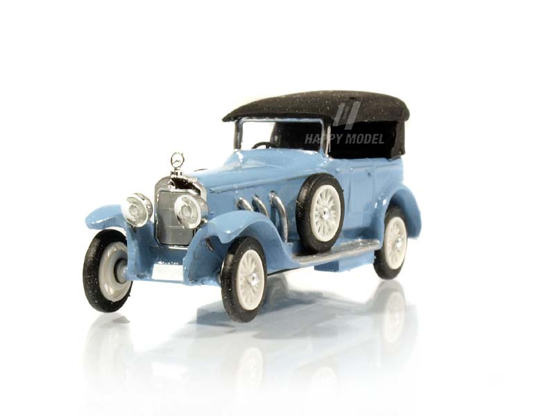 Marcedes Benz 28/95 Sport-Phaeton 1922 cabrio zavřený modrý Modelauto 87541