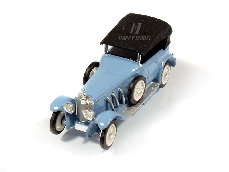 Marcedes Benz 28/95 Sport-Phaeton 1922 cabrio zavřený modrý Modelauto 87541 - Image 5