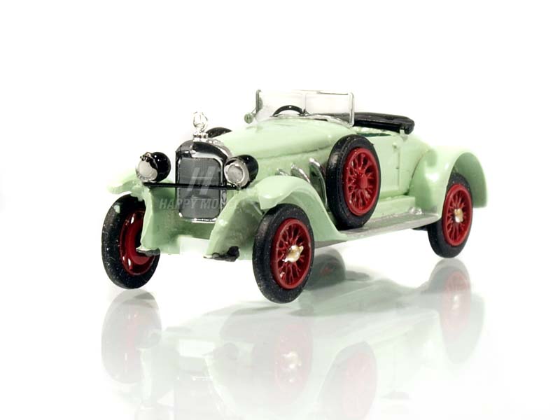 Mercedes Benz 28/95 PS 1921 cabrio otevřený světle zelený Modelauto 87543z