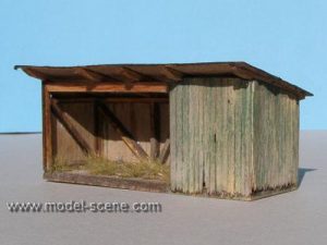 kůlna zelená Model Scene 98002