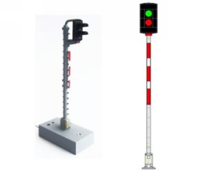 návěstidlo AŽD odjezdové ( Z,Č ) Němeček t250