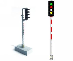 návěstidlo AŽD odjezdové ( Z,Č,B,Ž ) Němeček t480