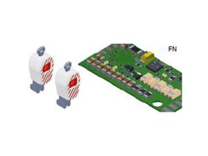 2 elektrické koncové svítilny IT s digitálním dekokérem Nürnberger Modelleisenbahnen 950083