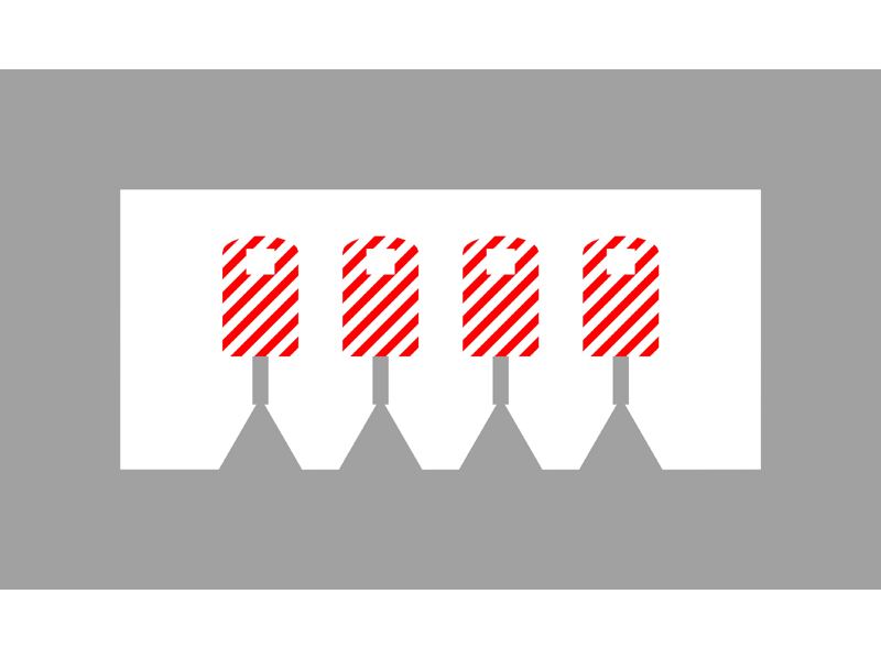 koncové vlakové tabulky s úchyty CH 4 ks Nürnberger Modelleisenbahnen 950091