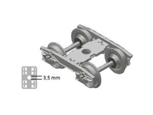 Y25 - Lsi(f)-FFB-K - podvozek svařovaný včetně náprav 2ks DC Nürnberger Modelleisenbahnen 960002