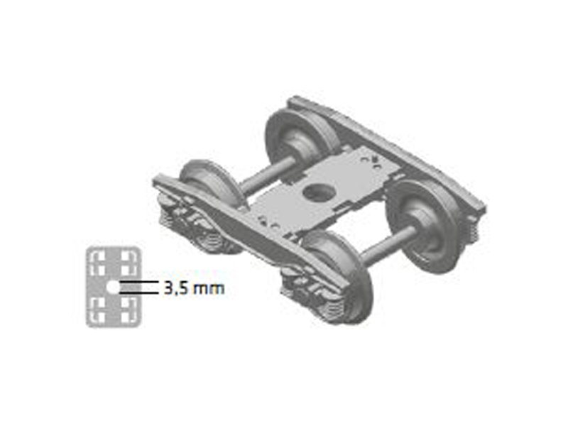 Y25 - Lsi(f)-FFB-K - podvozek svařovaný včetně náprav 2ks AC Nürnberger Modelleisenbahnen 960052