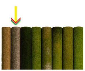 koberec šedý 120x60cm Noch 00080