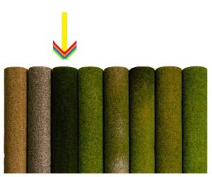 koberec tmavě zelený 120x60cm Noch 00230