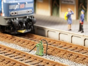 stojan pro připojení proudu 2ks - doprodej Noch 13622