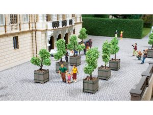 okrasné rostliny v květináčích 2ks Noch 14013