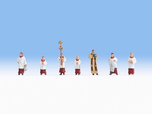 kněz s ministranty Noch 15410