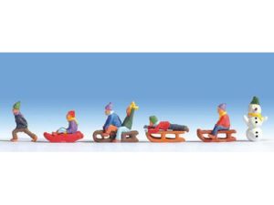 děti na sáňkách Noch 15819