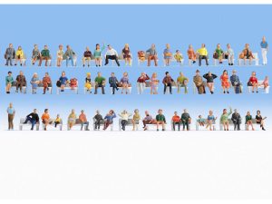 megaset sedících figurek Noch 18402