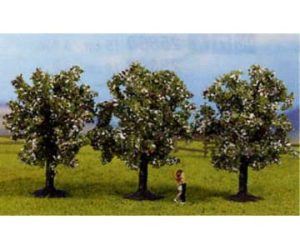 strom ovocný růžový 3ks Noch 25112