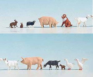 zvířata na statku Noch 45711