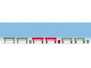 lavičky s odpadkovými koši Noch 46848