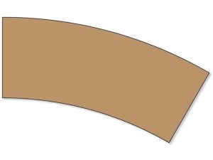 kolejový podklad Easy-Track obloukový R1 6 kusů Noch 53840