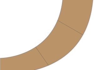 kolejový podklad pro obloukové výhybky Easy-Track 671_672 Noch 53881