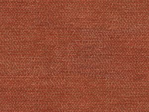 3D cihlová zeď červená Noch 56610