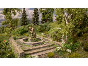 zapomenuté místo fontána Noch 60760