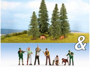 lesníci, lesní dělníci a jedle - doprodej Noch 94007