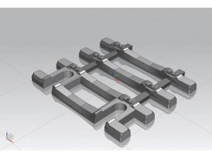 betonové pražce pro flexibilní koleje 31mm Piko 55151