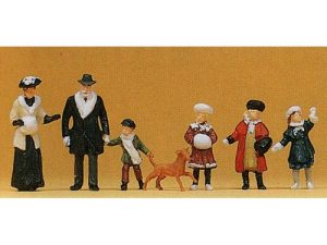 postavy v zimním období r.1900 Preiser 12184